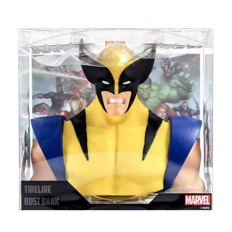 Busto hucha Lobezno X-Men Marvel 20cm